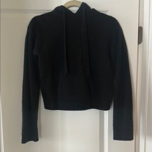 NADAAM Cashmere Black Hooded Sweater